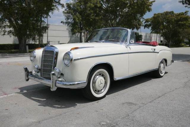 1959 White Mercedes-Benz 240-Class Convertible