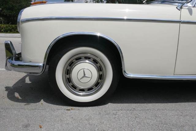 1959 White Mercedes-Benz 240-Class Convertible