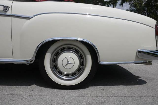 1959 White Mercedes-Benz 240-Class Convertible
