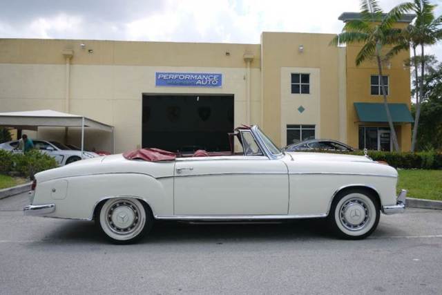 1959 White Mercedes-Benz 240-Class Convertible