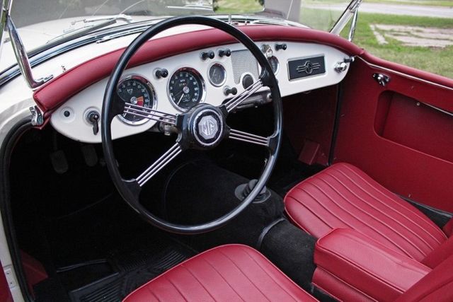 1959 White MG MGA Convertible