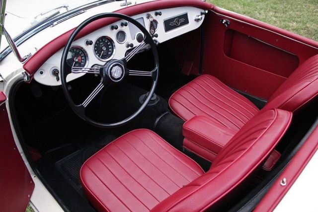 1959 White MG MGA Convertible
