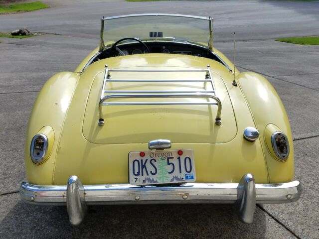1959 Yellow MG MGA Convertible