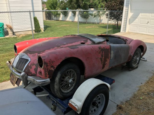 1959 Red MG MGA Convertible