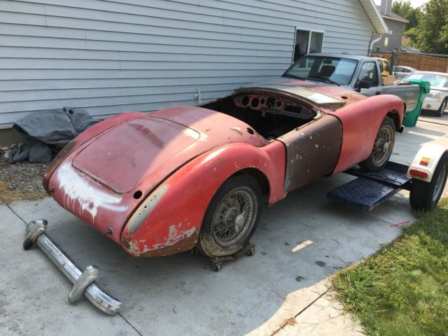 1959 Red MG MGA Convertible