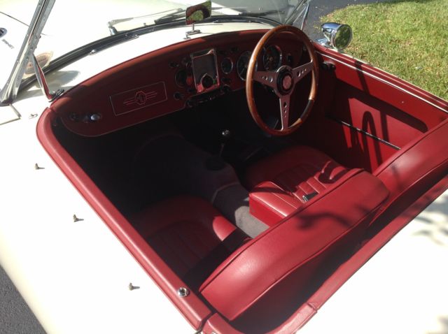 1959 Old English White MG MGA Roadster