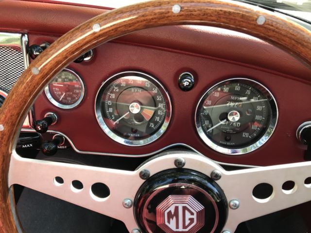 1959 Old English White MG MGA Roadster