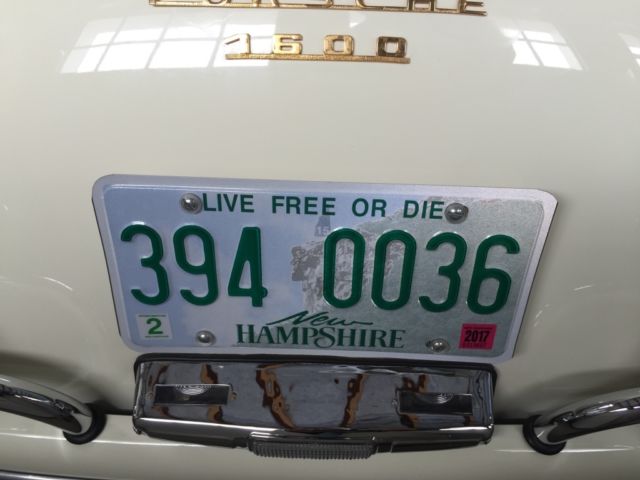 1959 Chiffon White Porsche 356 Convertible