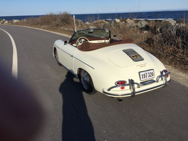 1959 Chiffon White Porsche 356 Convertible