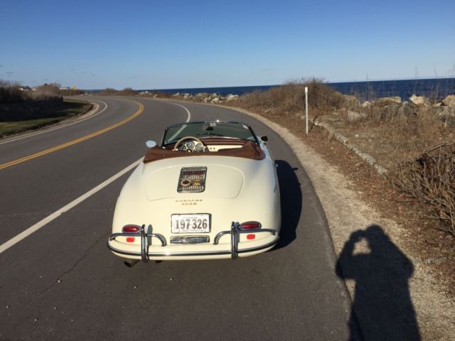 1959 Chiffon White Porsche 356 Convertible