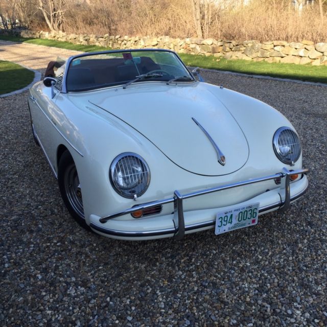 1959 Chiffon White Porsche 356 Convertible
