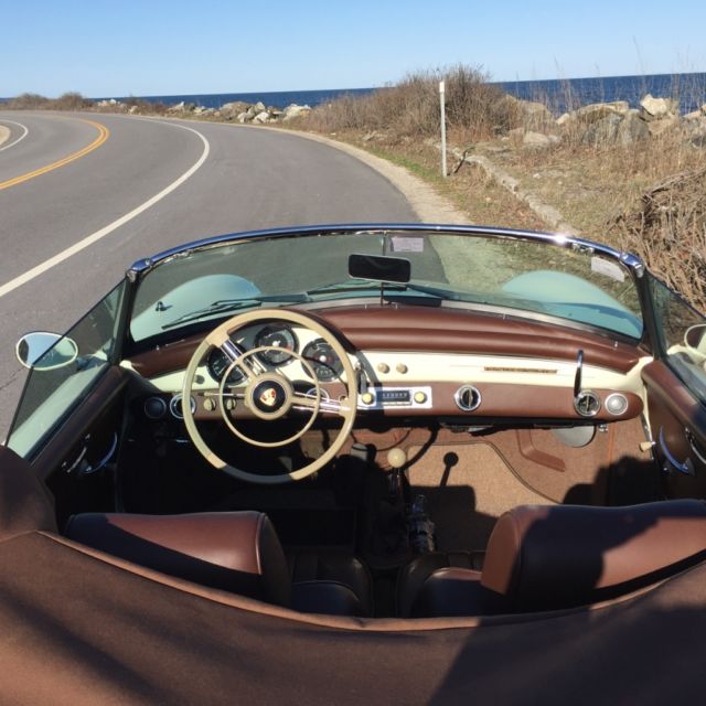 1959 Chiffon White Porsche 356 Convertible