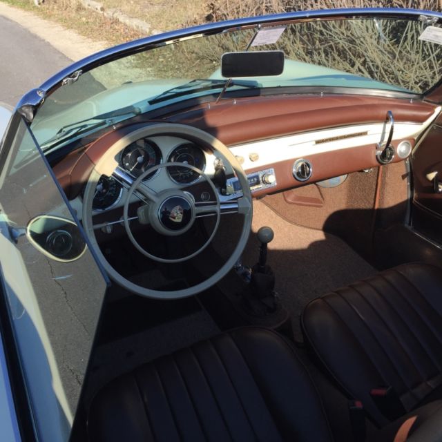 1959 Chiffon White Porsche 356 Convertible