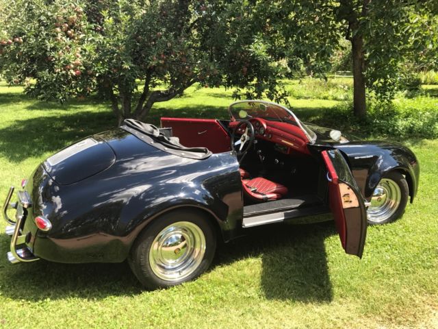 1959 Black Porsche 356 Convertible