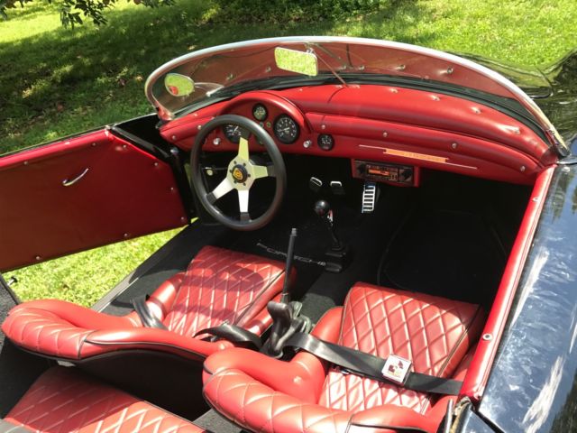 1959 Black Porsche 356 Convertible