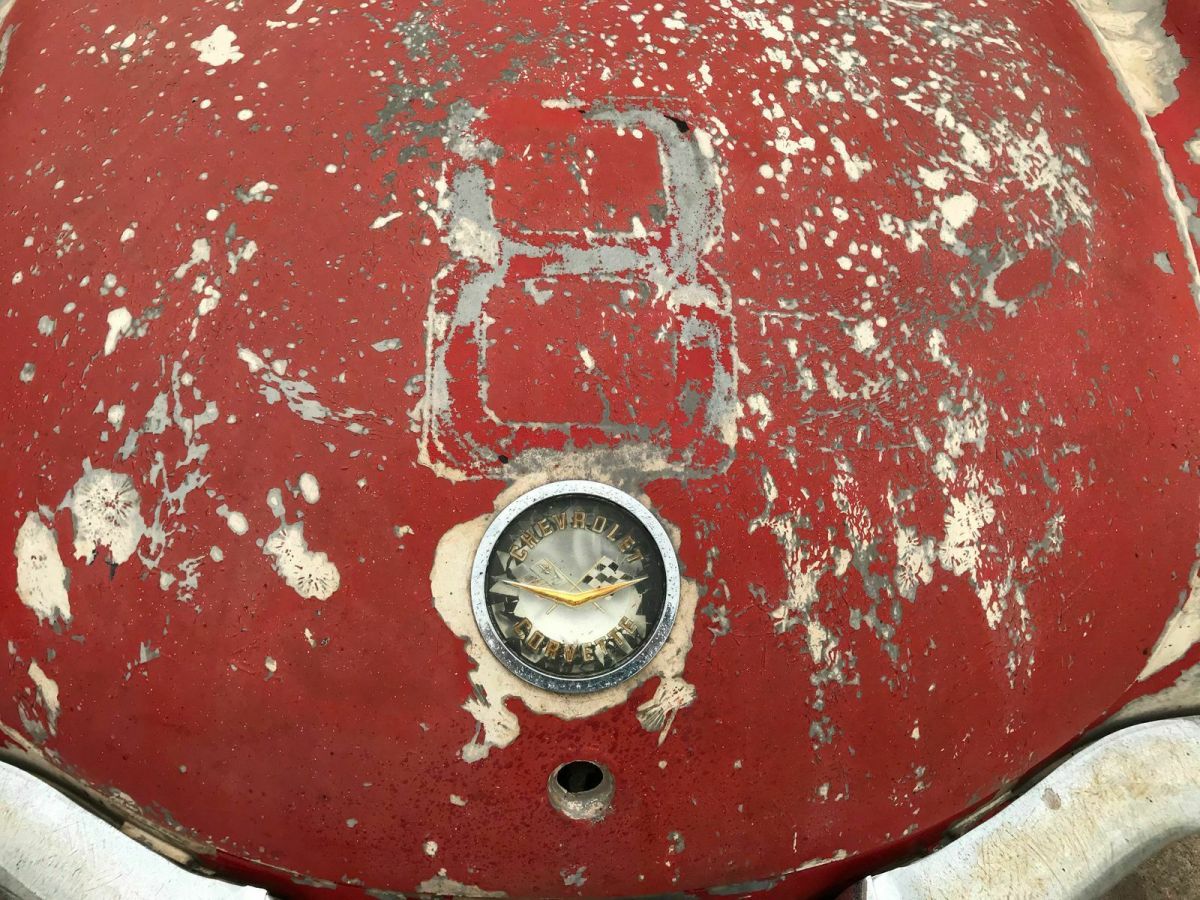 1959 Red Chevrolet Corvette Convertible