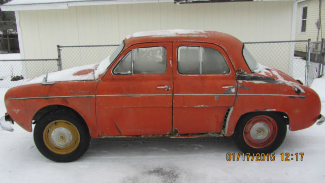 1959 Red Renault Other 4 door