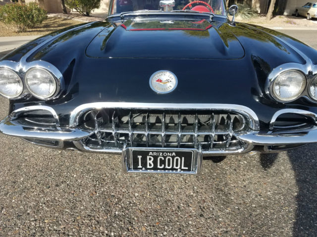 1959 Black Chevrolet Corvette