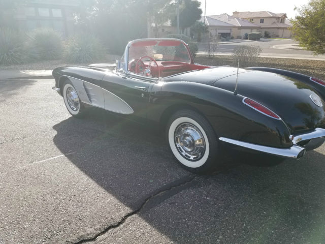 1959 Black Chevrolet Corvette