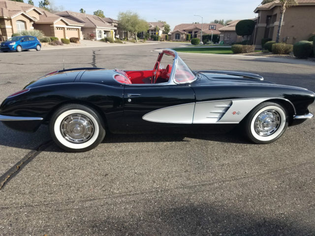 1959 Black Chevrolet Corvette