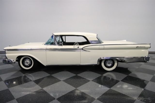 1959 White Ford Galaxie