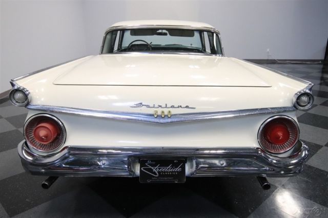 1959 White Ford Galaxie