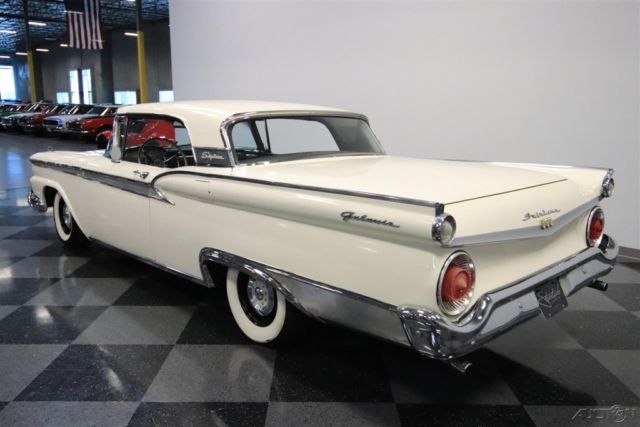 1959 White Ford Galaxie