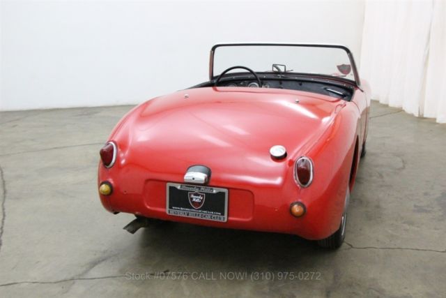 1959 Red Austin-Healey Bug Eye