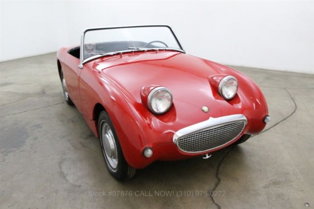 1959 Red Austin-Healey Bug Eye