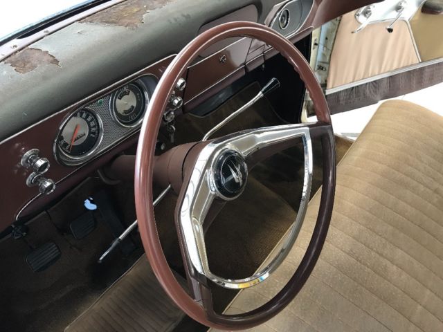 1959 White Studebaker Lark Sedan