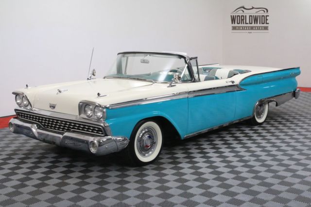 1959 Teal Ford Galaxie