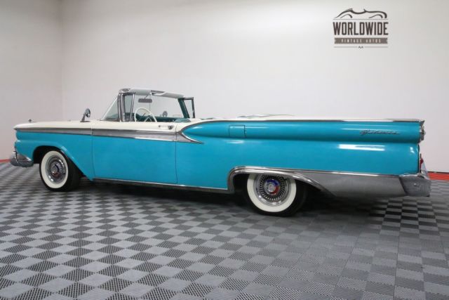 1959 Teal Ford Galaxie