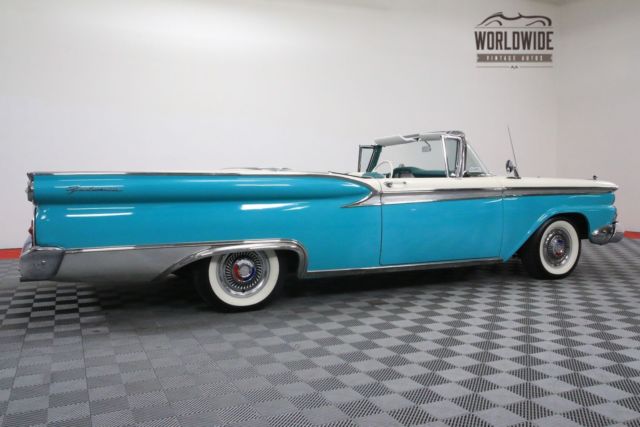 1959 Teal Ford Galaxie