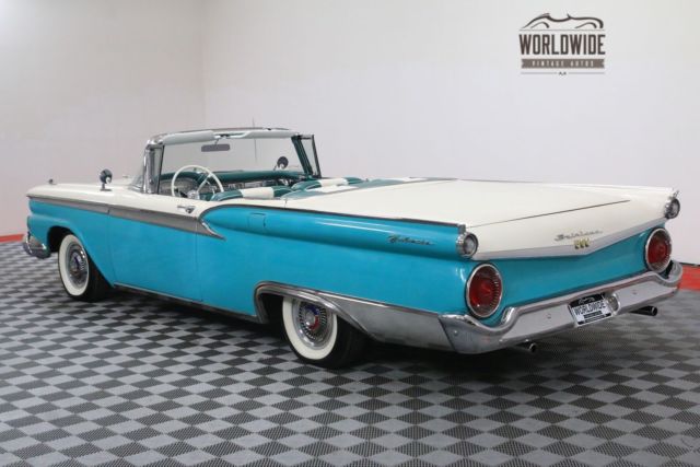 1959 Teal Ford Galaxie