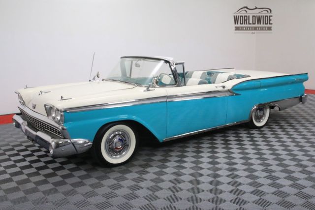 1959 Teal Ford Galaxie