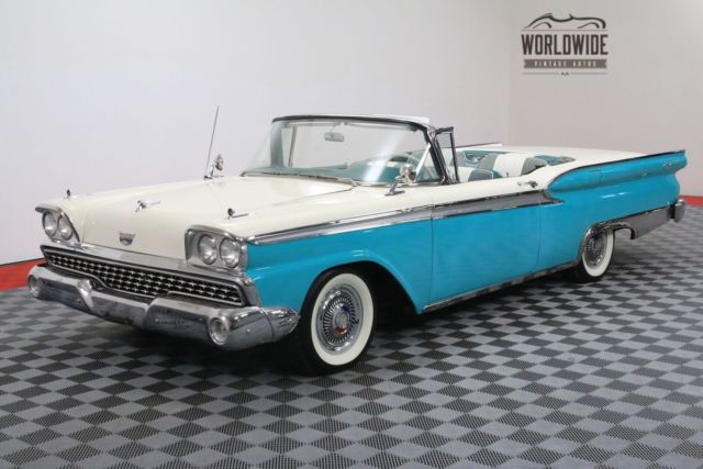 1959 Teal Ford Galaxie