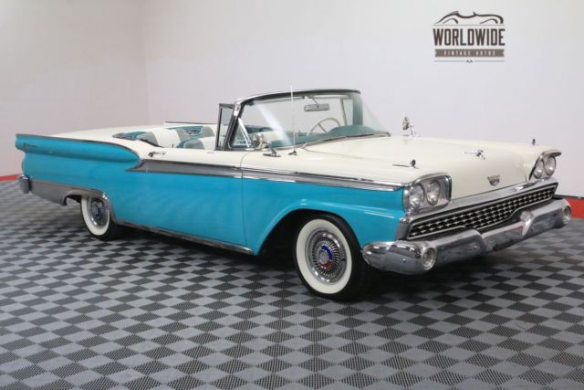 1959 Teal Ford Galaxie