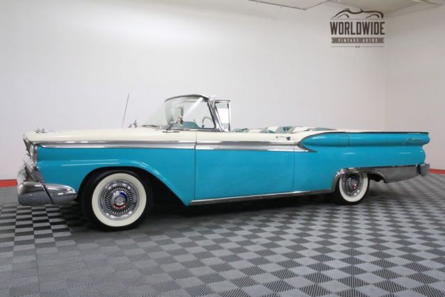 1959 Teal Ford Galaxie