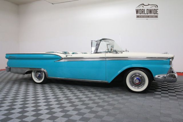1959 Teal Ford Galaxie
