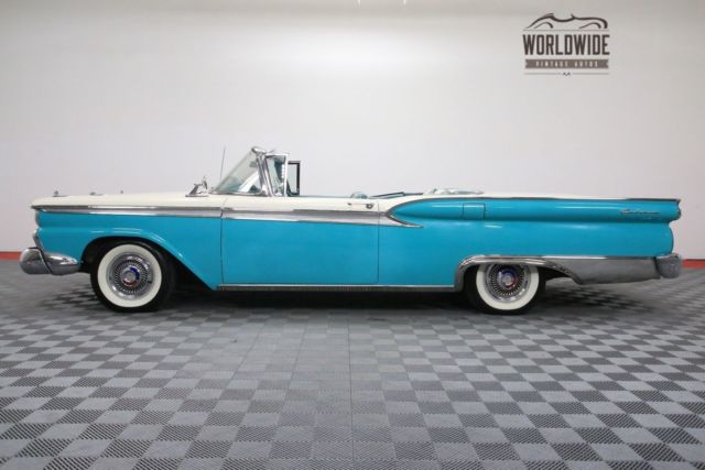 1959 Teal Ford Galaxie