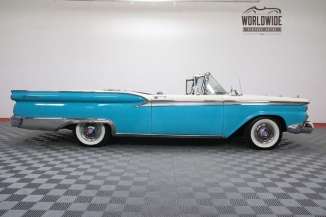 1959 Teal Ford Galaxie