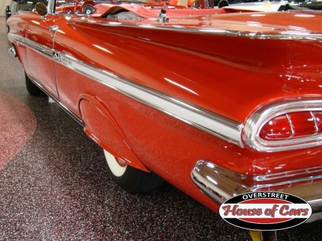 1959 Red Chevrolet Impala Convertible