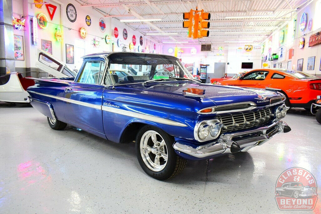 1959 Blue Chevrolet El Camino Pickup Truck