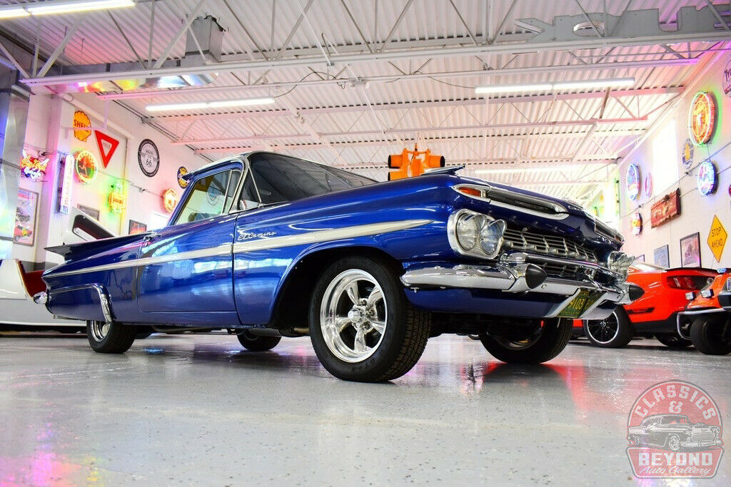 1959 Blue Chevrolet El Camino Pickup Truck