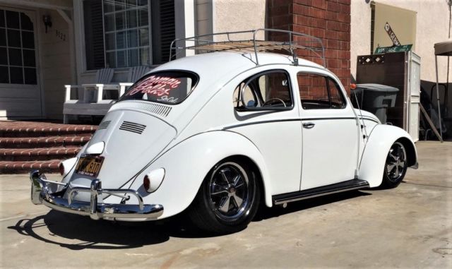 1959 White Volkswagen Beetle - Classic