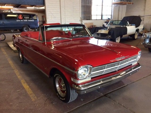 1962 Red Chevrolet Nova Convertible