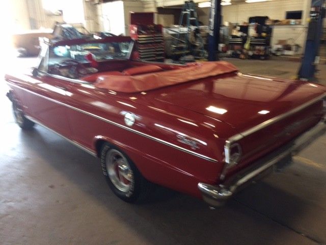 1962 Red Chevrolet Nova Convertible