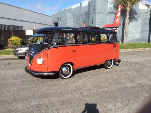 1960 Red Volkswagen Bus/Vanagon Deluxe