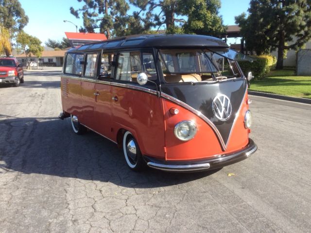 1960 Red Volkswagen Bus/Vanagon Deluxe