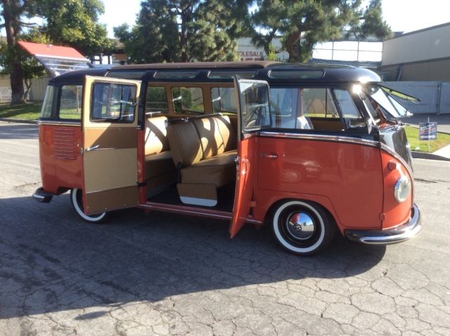 1960 Red Volkswagen Bus/Vanagon Deluxe